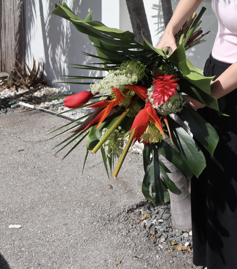 Tropisk statement — signatur · Flora Form, På plats